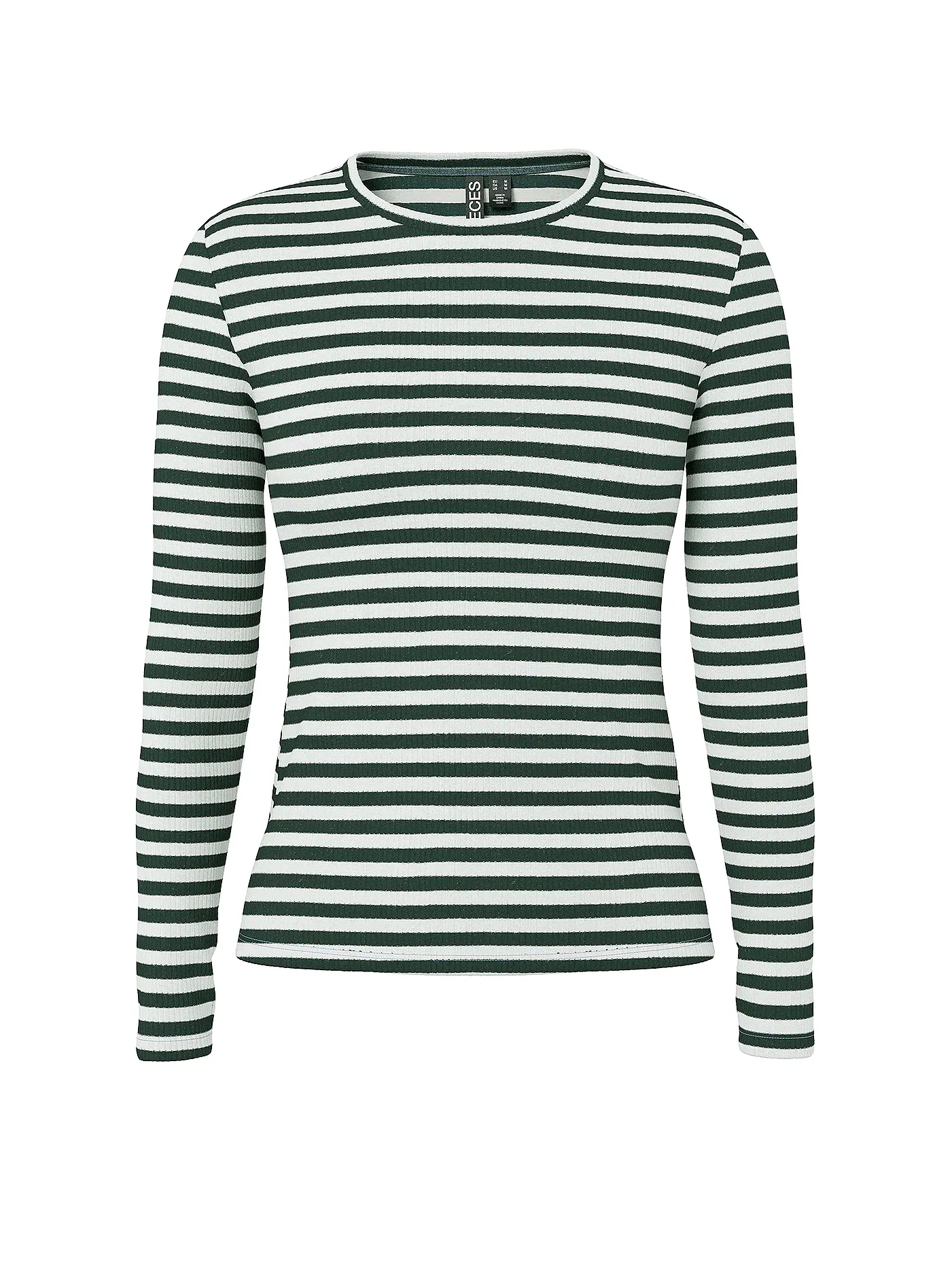 PIECES | Langarmshirt PCRUKA | dunkelgrün